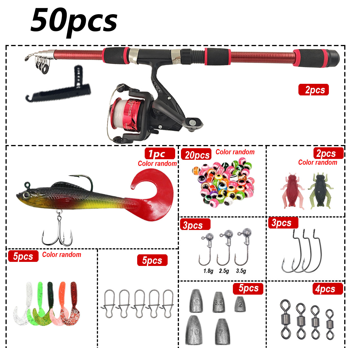 Portable Telescopic Fishing Ro - Fishing Line Spooler incelemesi ve fiyatı