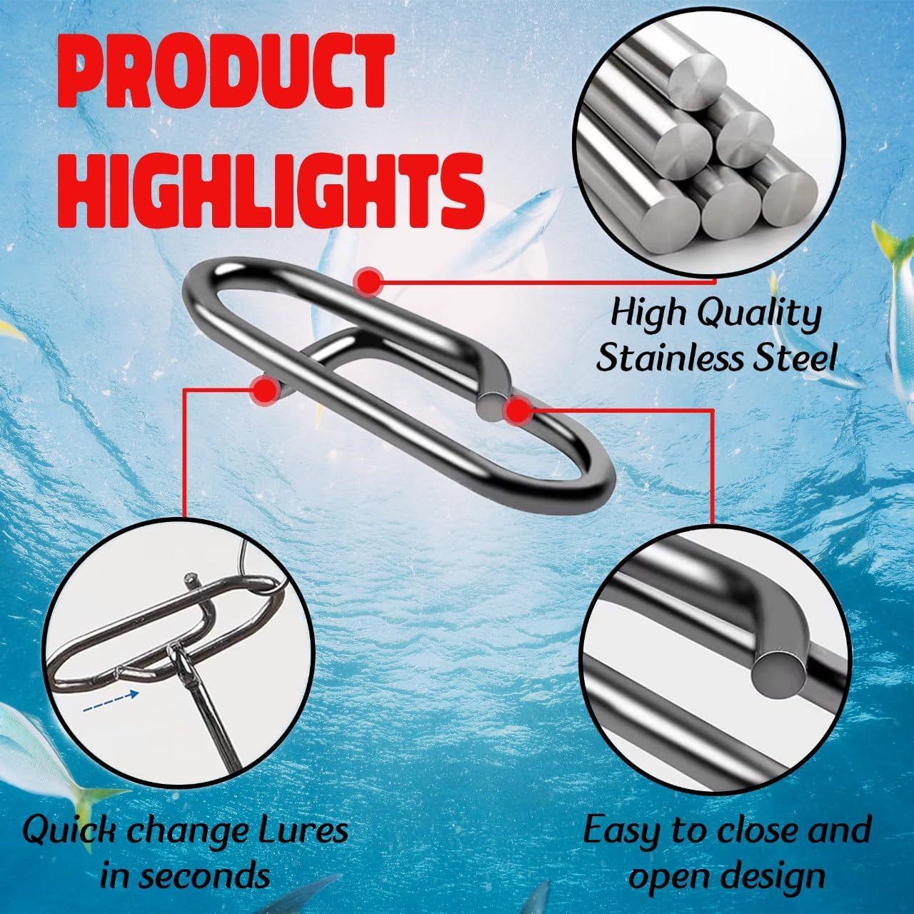 9KM Fishing Snap Kit 110pcs Po - Freshwater Line incelemesi ve fiyatı
