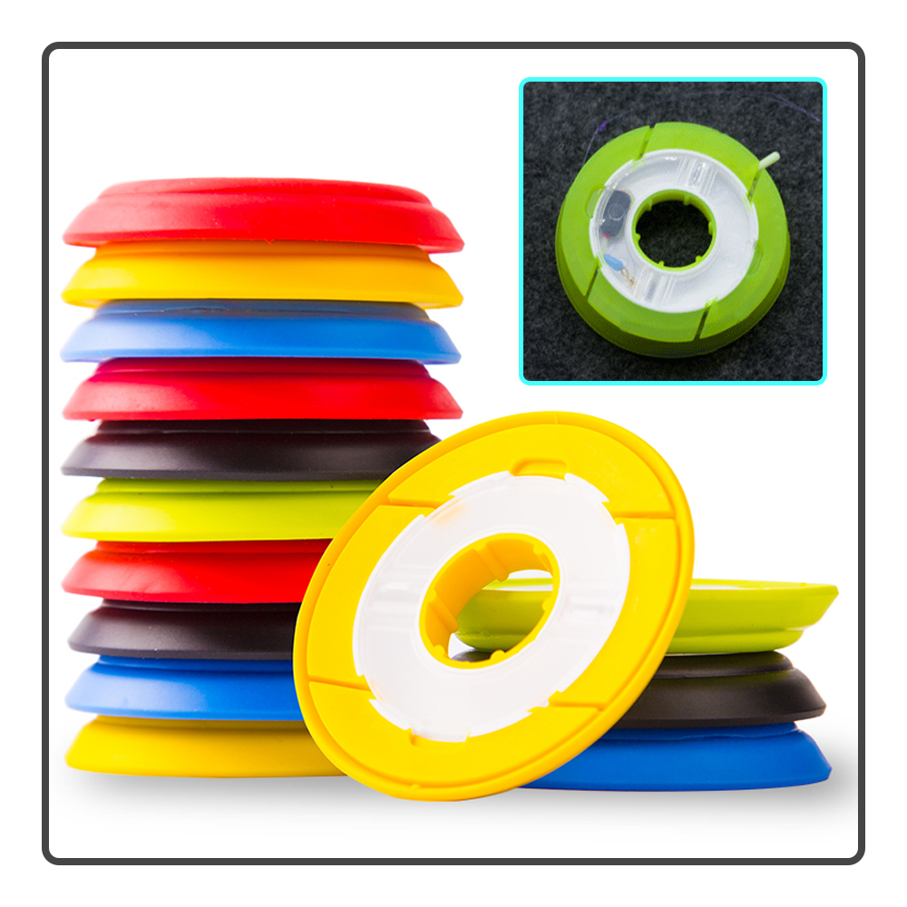 5pcs/lot Color Silicone Storag - Fishing Line Winder incelemesi ve fiyatı