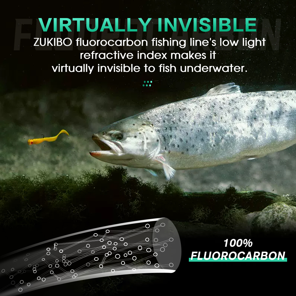 ZUKIBO 100% Fluorocarbon Fishi - Fluorocarbon Line incelemesi ve fiyatı